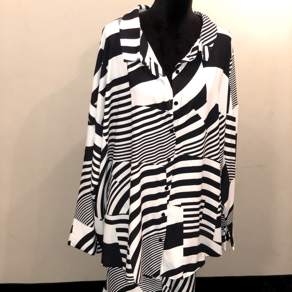 Black Abstract Matching Set